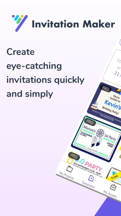 Emulate iPhone app Invitation Maker by Desygner using MyAndroid Emulate iPhone app Invitation Maker by Desygner using MyAndroid