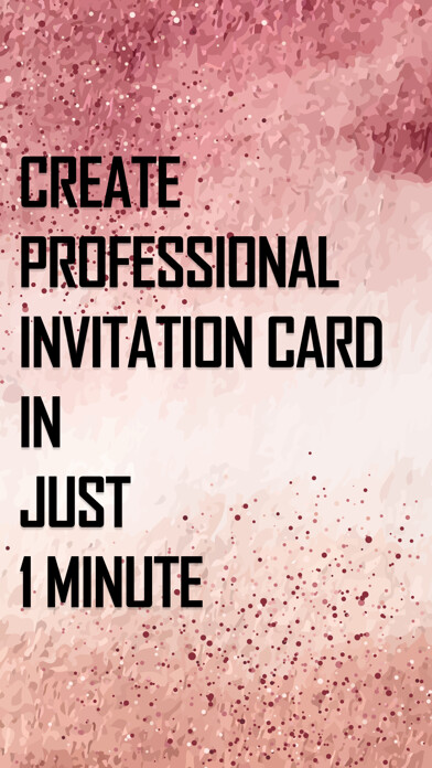 Emulate iPhone app Invitation Maker: Invite Maker using MyAndroid