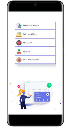 Run android online APK Invoice Maker, Invoice builder & Receipt maker from MyAndroid or emulate Invoice Maker, Invoice builder & Receipt maker using MyAndroid