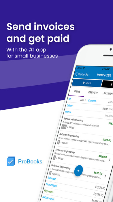 Emulate iPhone app Invoice Maker Simple: ProBooks using MyAndroid Emulate iPhone app Invoice Maker Simple: ProBooks using MyAndroid