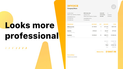 Emulate iPhone app Invoice Now: PDF Invoice Maker using MyAndroid