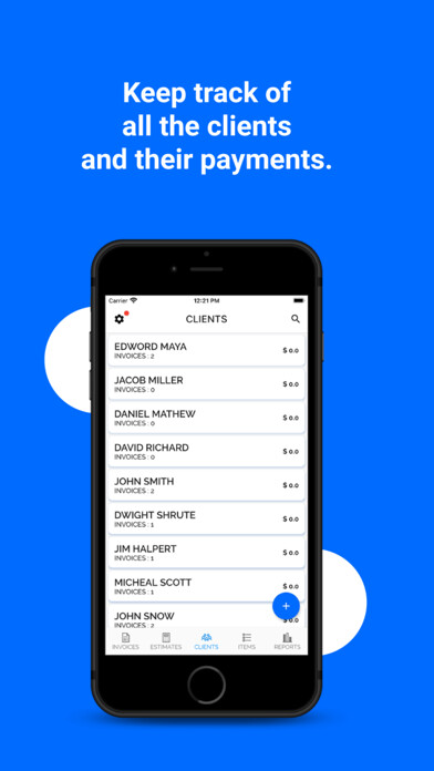 Emulate iPhone app Invoice & Quote Maker - Billed using MyAndroid Emulate iPhone app Invoice & Quote Maker - Billed using MyAndroid
