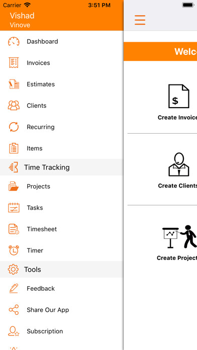Run android online APK Invoicera from MyAndroid or emulate Invoicera using MyAndroid