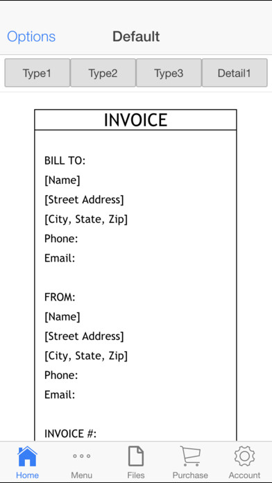 Emulate iPhone app Invoice Suite using MyAndroid Emulate iPhone app Invoice Suite using MyAndroid