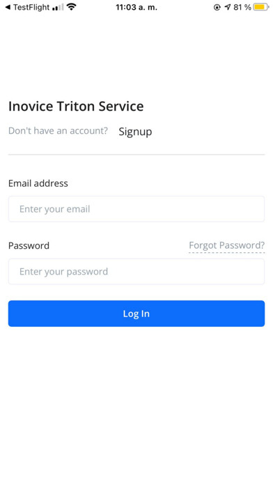 Emulate iPhone app Invoice Tritón Service using MyAndroid Emulate iPhone app Invoice Tritón Service using MyAndroid