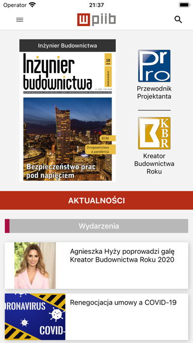 Emulate iPhone app Inżynier Budownictwa using MyAndroid