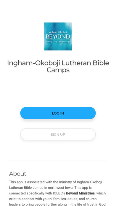 Emulate iPhone app IOLBC Beyond Ministries using MyAndroid