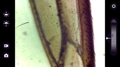 Emulate iPhone app ioLight Microscope using MyAndroid