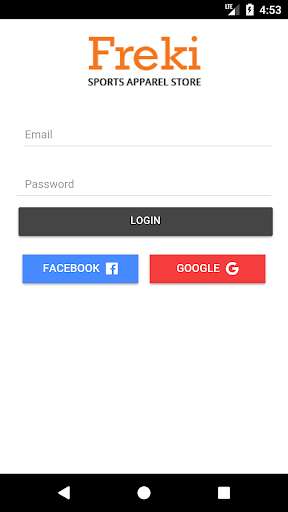 Run android online APK Ionic 2 E Commerce App from MyAndroid or emulate Ionic 2 E Commerce App using MyAndroid