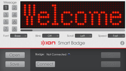 Emulate iPhone app ION Smart Badge using MyAndroid