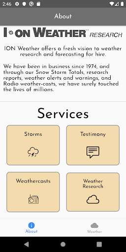 Run android online APK Ionweather from MyAndroid or emulate Ionweather using MyAndroid