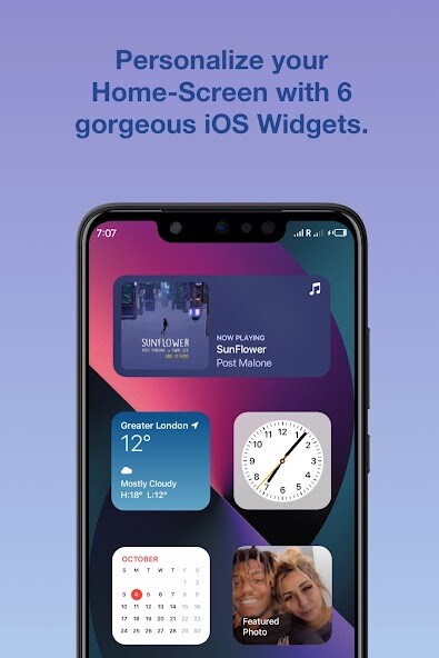 Run android online APK iOS Widgets Lite from MyAndroid or emulate iOS Widgets Lite using MyAndroid