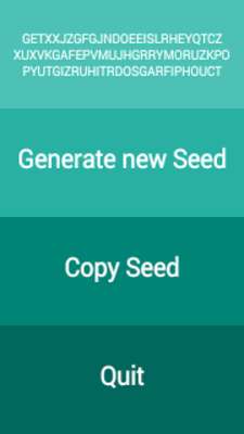 Emulate Android APK IOTA Seed Generator