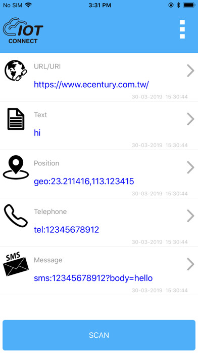 Emulate iPhone app IOT CONNECT 2.0 using MyAndroid