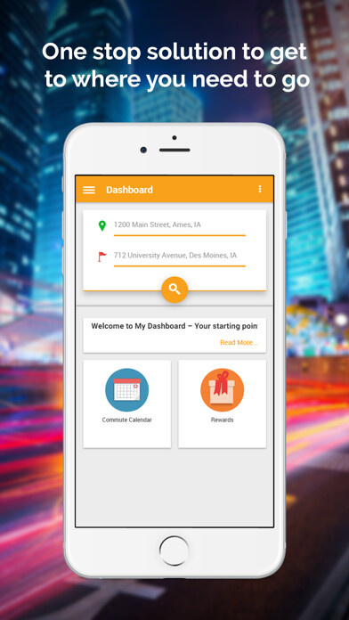 Emulate iPhone app Iowa Rideshare using MyAndroid