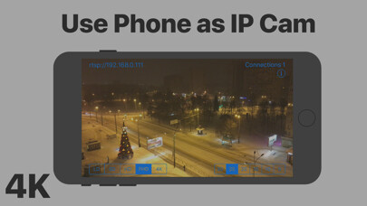 Emulate iPhone app IP4K: Phone cam as IP Camera using MyAndroid
