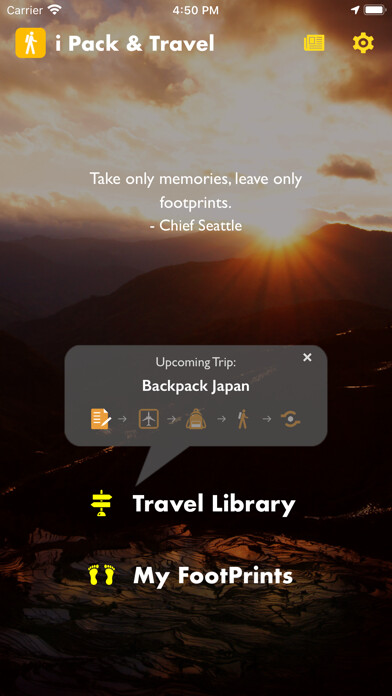 Emulate iPhone app iPackTravel using MyAndroid
