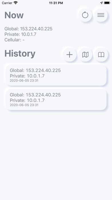 Emulate iPhone app IP Address Bookmark. using MyAndroid Emulate iPhone app IP Address Bookmark. using MyAndroid