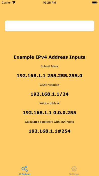 Emulate iPhone app IP and Subnet Calculator using MyAndroid Emulate iPhone app IP and Subnet Calculator using MyAndroid