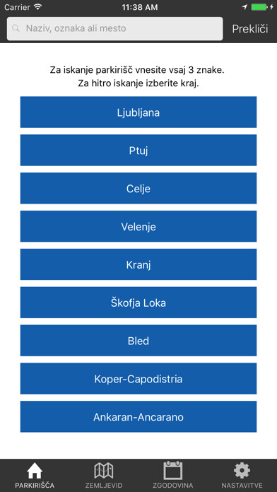 Emulate iPhone app iPark.si using MyAndroid Emulate iPhone app iPark.si using MyAndroid