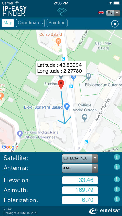 Emulate iPhone app IP-Easy Finder using MyAndroid