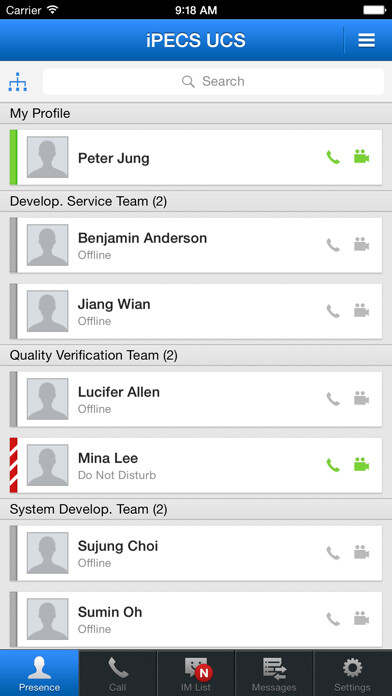 Run android online APK iPECS UCS from MyAndroid or emulate iPECS UCS using MyAndroid