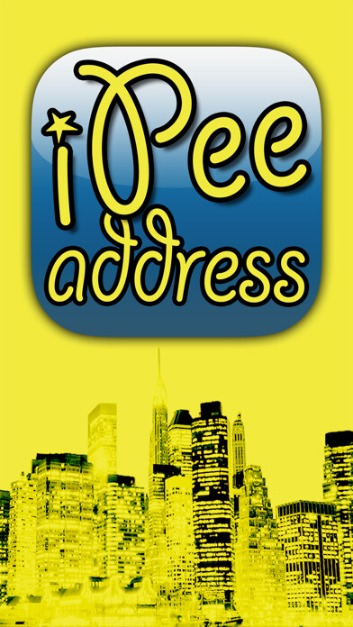 Emulate iPhone app iPee Address - Restroom Finder using MyAndroid