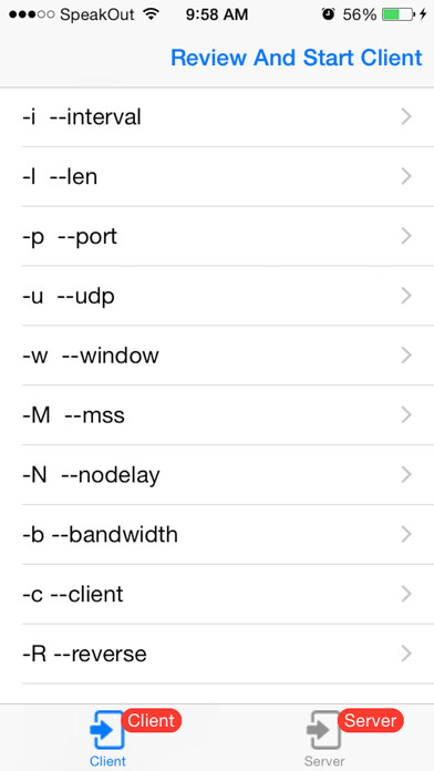 Emulate iPhone app iPerf3 Lite Network Test Tool using MyAndroid Emulate iPhone app iPerf3 Lite Network Test Tool using MyAndroid