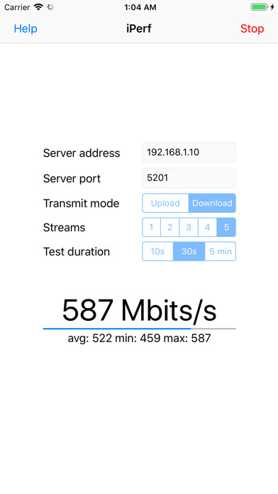 Emulate iPhone app iPerf 3 Wifi Speed Test using MyAndroid Emulate iPhone app iPerf 3 Wifi Speed Test using MyAndroid