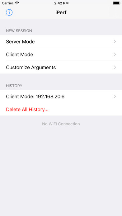 Emulate iPhone app iPerf - Speed Test Tool using MyAndroid Emulate iPhone app iPerf - Speed Test Tool using MyAndroid