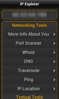 Emulate Android APK IP Explorer