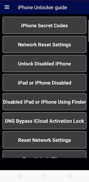 Run android online APK iPhone Unlocker guide from MyAndroid or emulate iPhone Unlocker guide using MyAndroid Run android online APK iPhone Unlocker guide from MyAndroid or emulate iPhone Unlocker guide using MyAndroid