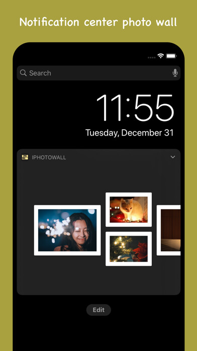 Emulate iPhone app IPhotoWall - photo widget using MyAndroid