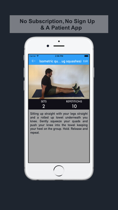 Emulate iPhone app iPhysio: Patient Edition using MyAndroid Emulate iPhone app iPhysio: Patient Edition using MyAndroid