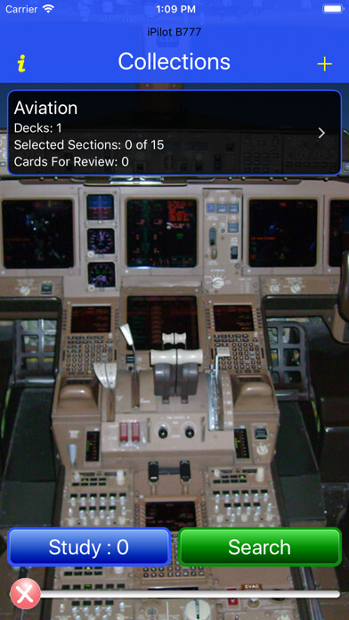 Emulate iPhone app iPilot B777 Study Guide using MyAndroid