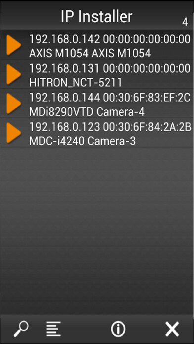 Emulate iPhone app IP Installer Basic using MyAndroid Emulate iPhone app IP Installer Basic using MyAndroid