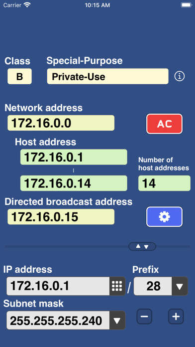 Emulate iPhone app IP Keypad - Subnet Calculator using MyAndroid Emulate iPhone app IP Keypad - Subnet Calculator using MyAndroid