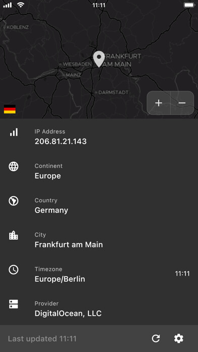 Emulate iPhone app IP Locator App using MyAndroid Emulate iPhone app IP Locator App using MyAndroid
