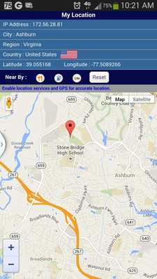 Emulate Android APK IPLoc - IP and Location