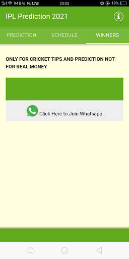 Run android online APK IPL Prediction 2021 from MyAndroid or emulate IPL Prediction 2021 using MyAndroid