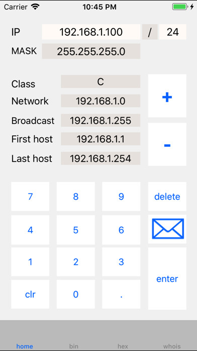 Emulate iPhone app IP Mask Calculator using MyAndroid Emulate iPhone app IP Mask Calculator using MyAndroid