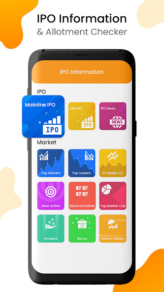 Run android online APK IPO Allotment Info  Checker from MyAndroid or emulate IPO Allotment Info  Checker using MyAndroid