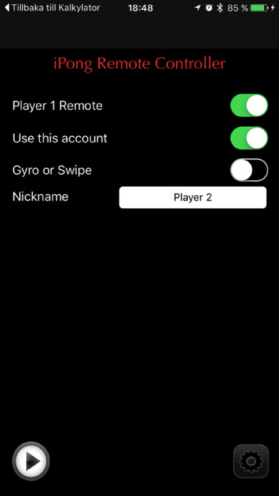 Emulate iPhone app iPong Remote Control using MyAndroid