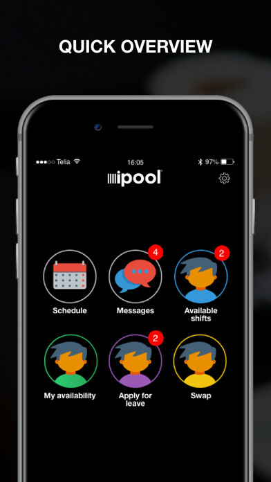 Emulate iPhone app ipool Employee using MyAndroid