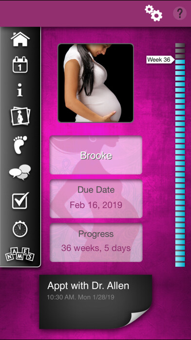 Emulate iPhone app iPregnant Pregnancy Tracker using MyAndroid Emulate iPhone app iPregnant Pregnancy Tracker using MyAndroid