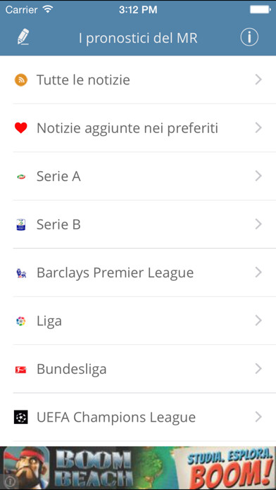 Emulate iPhone app I pronostici del Mister! using MyAndroid Emulate iPhone app I pronostici del Mister! using MyAndroid