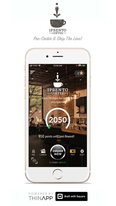 Emulate iPhone app Ipsento Coffee using MyAndroid Emulate iPhone app Ipsento Coffee using MyAndroid