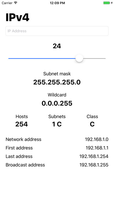 Emulate iPhone app IP Subnet Calc Pro using MyAndroid Emulate iPhone app IP Subnet Calc Pro using MyAndroid