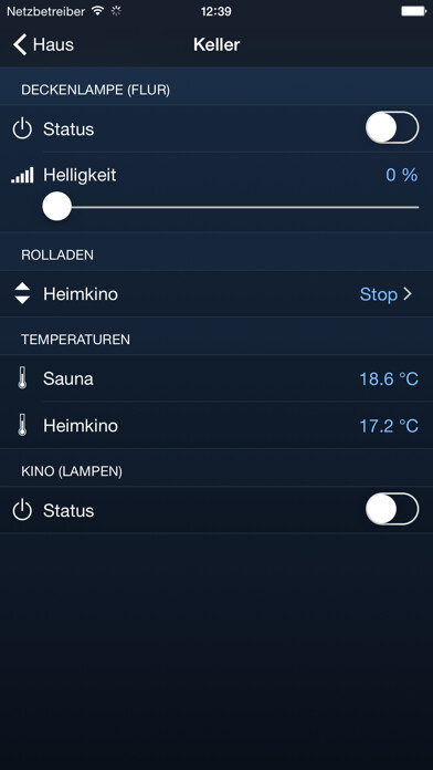 Emulate iPhone app IP-Symcon Mobile using MyAndroid