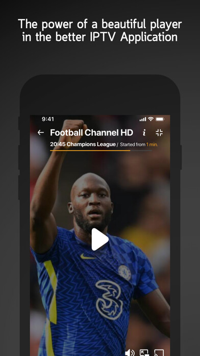 Emulate iPhone app IP Television - IPTV M3U using MyAndroid